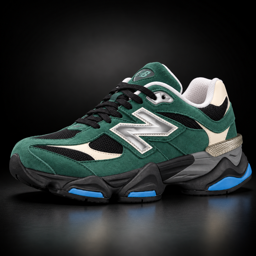 New Balance 9060 - Edizione Speciale Green, Black & Blue