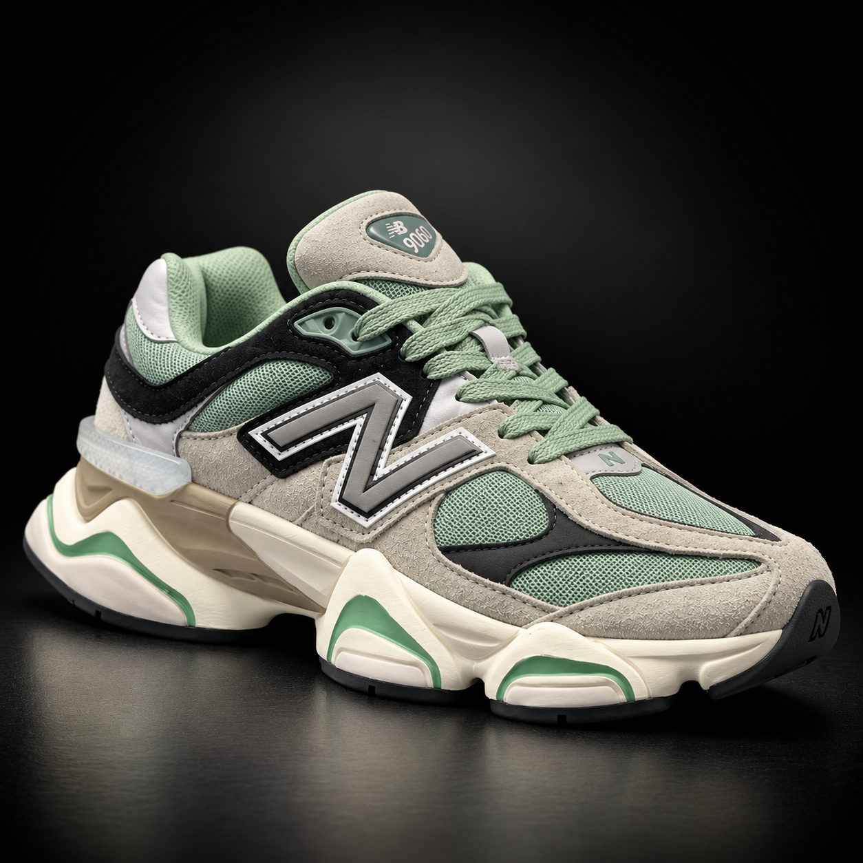 New Balance 9060 - Edizione Speciale Sage Green, Grey & Black