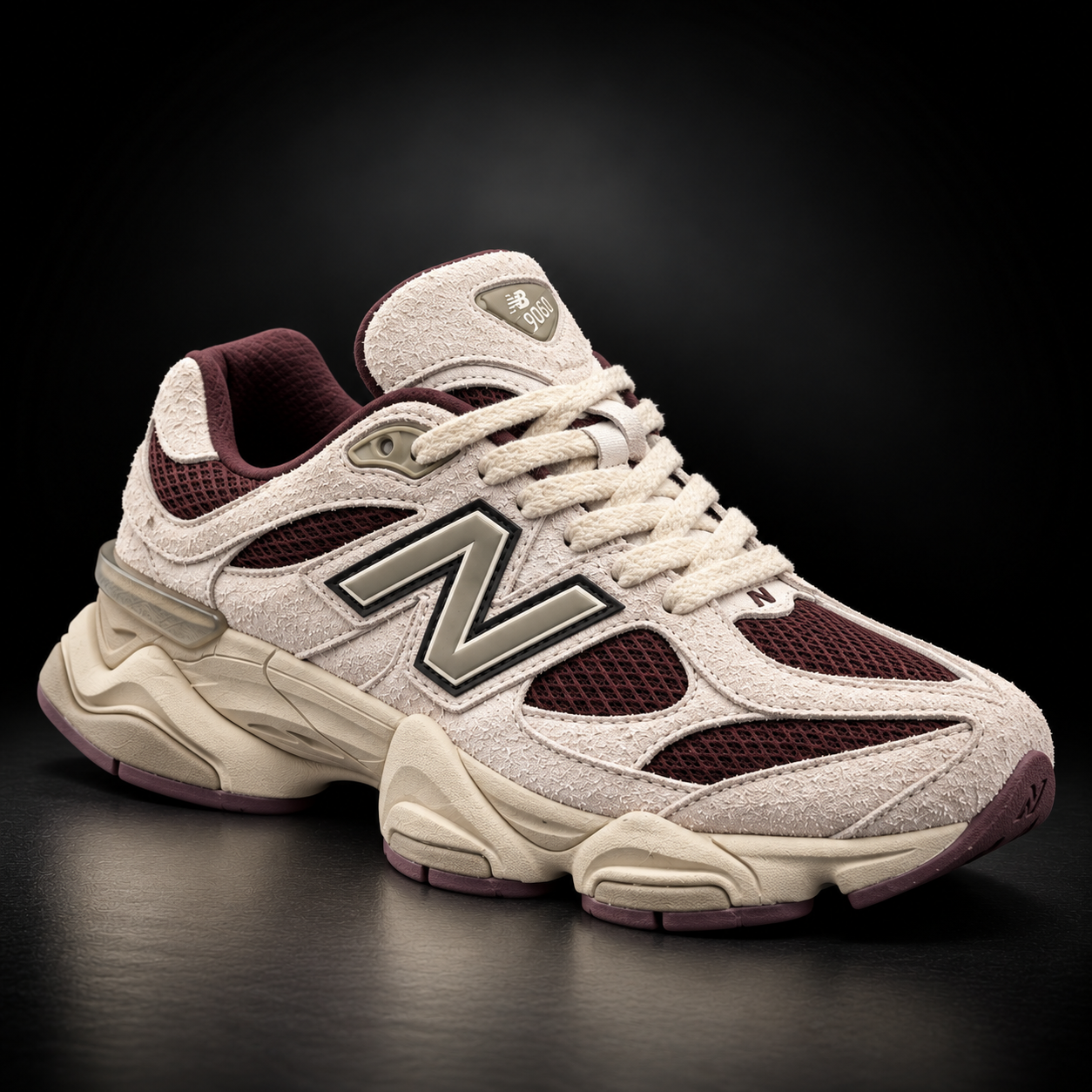 New Balance 9060 - Edizione Speciale Off-White & Burgundy