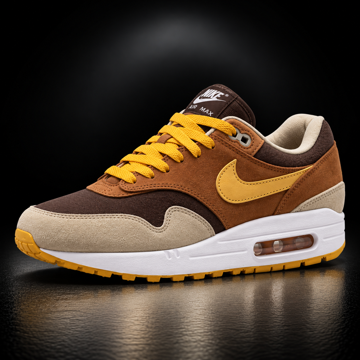 Nike Air Max 1 - Edizione Speciale Brown, Tan & Yellow