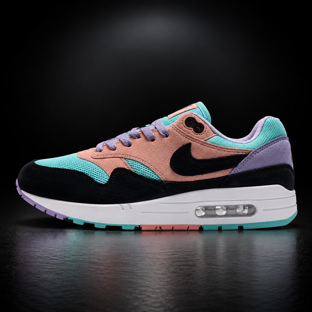 Nike Air Max 1 - Edizione Multicolore Pastel (Turquoise, Peach & Purple)