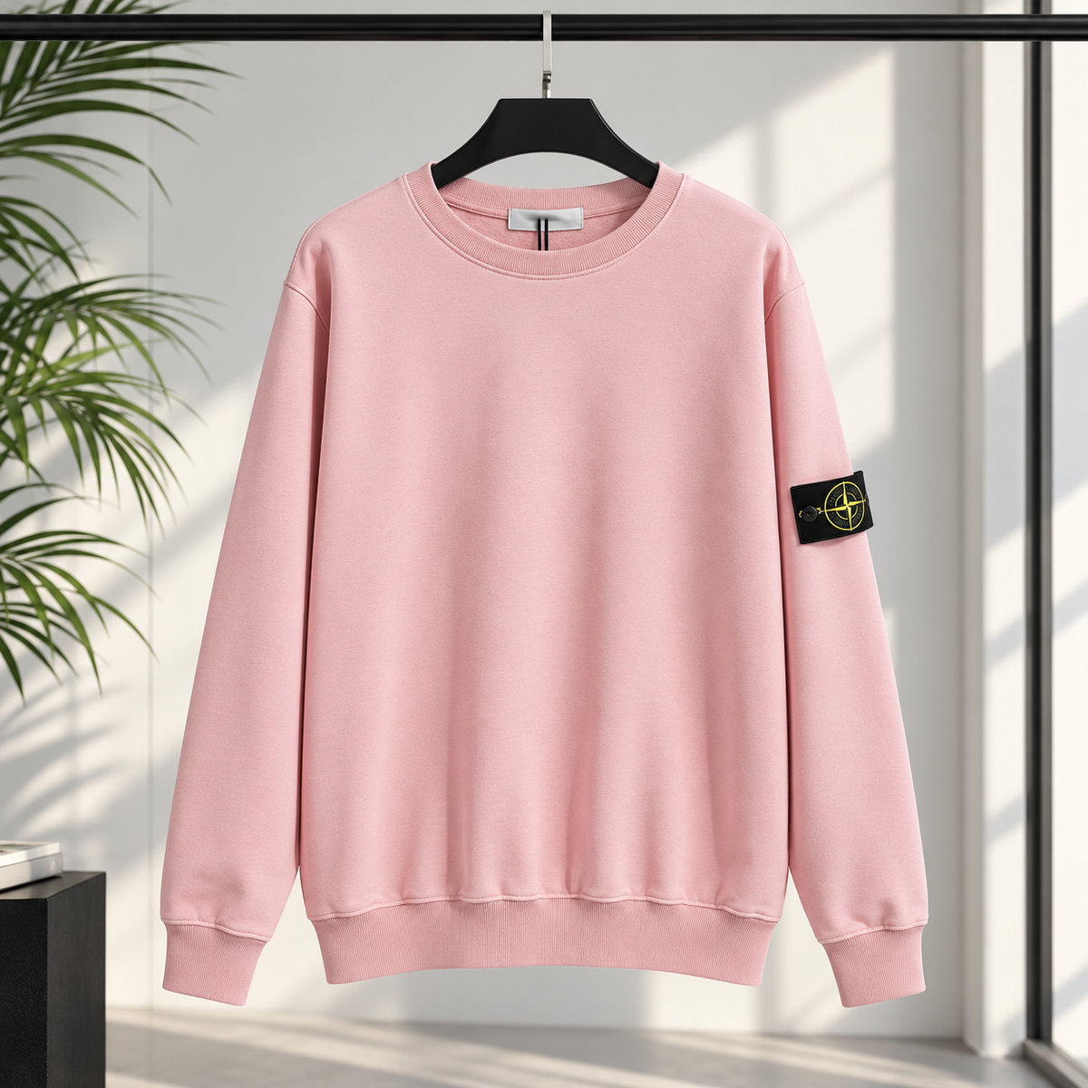 Stone Island – Felpa Essential in Cotone