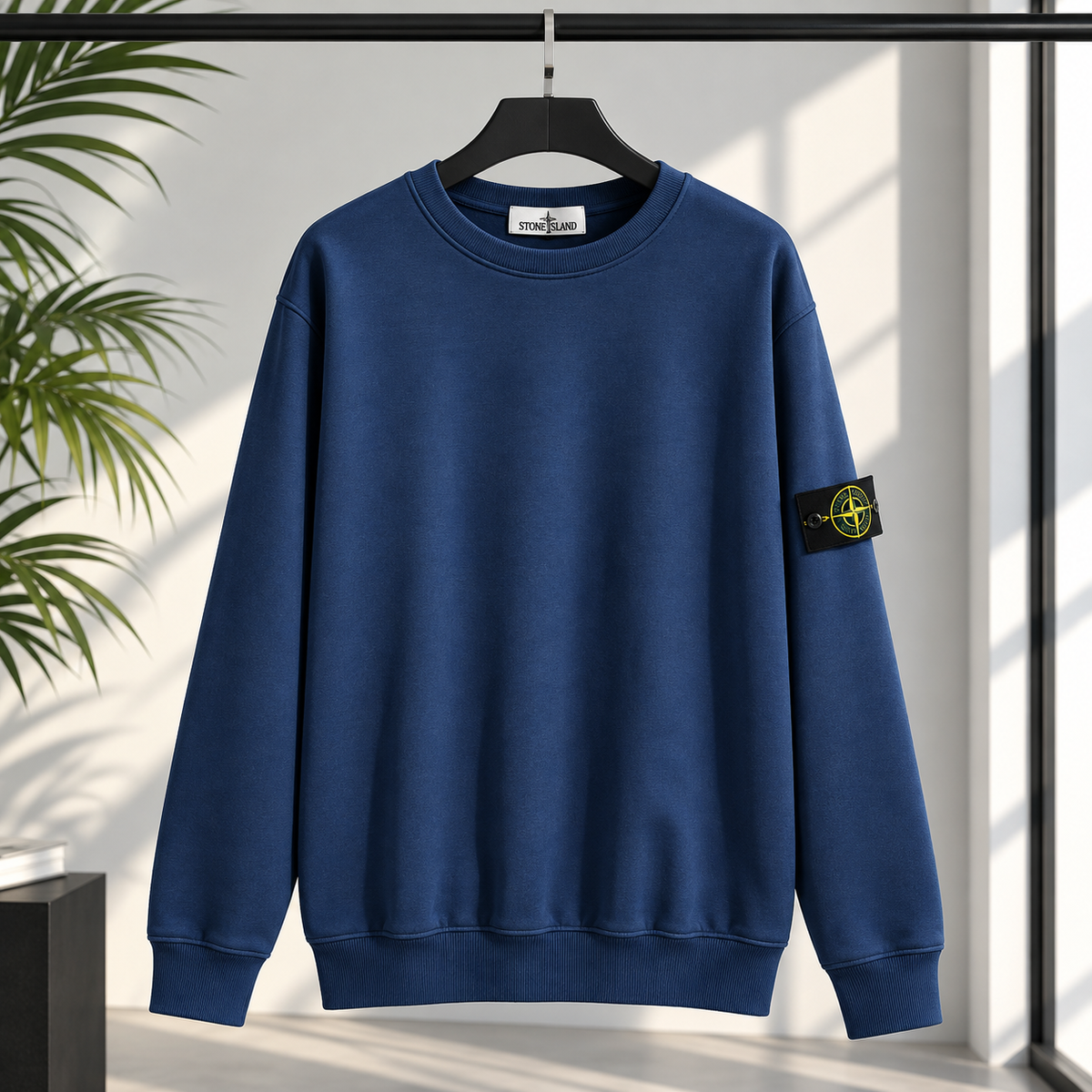 Stone Island – Felpa Essential in Cotone