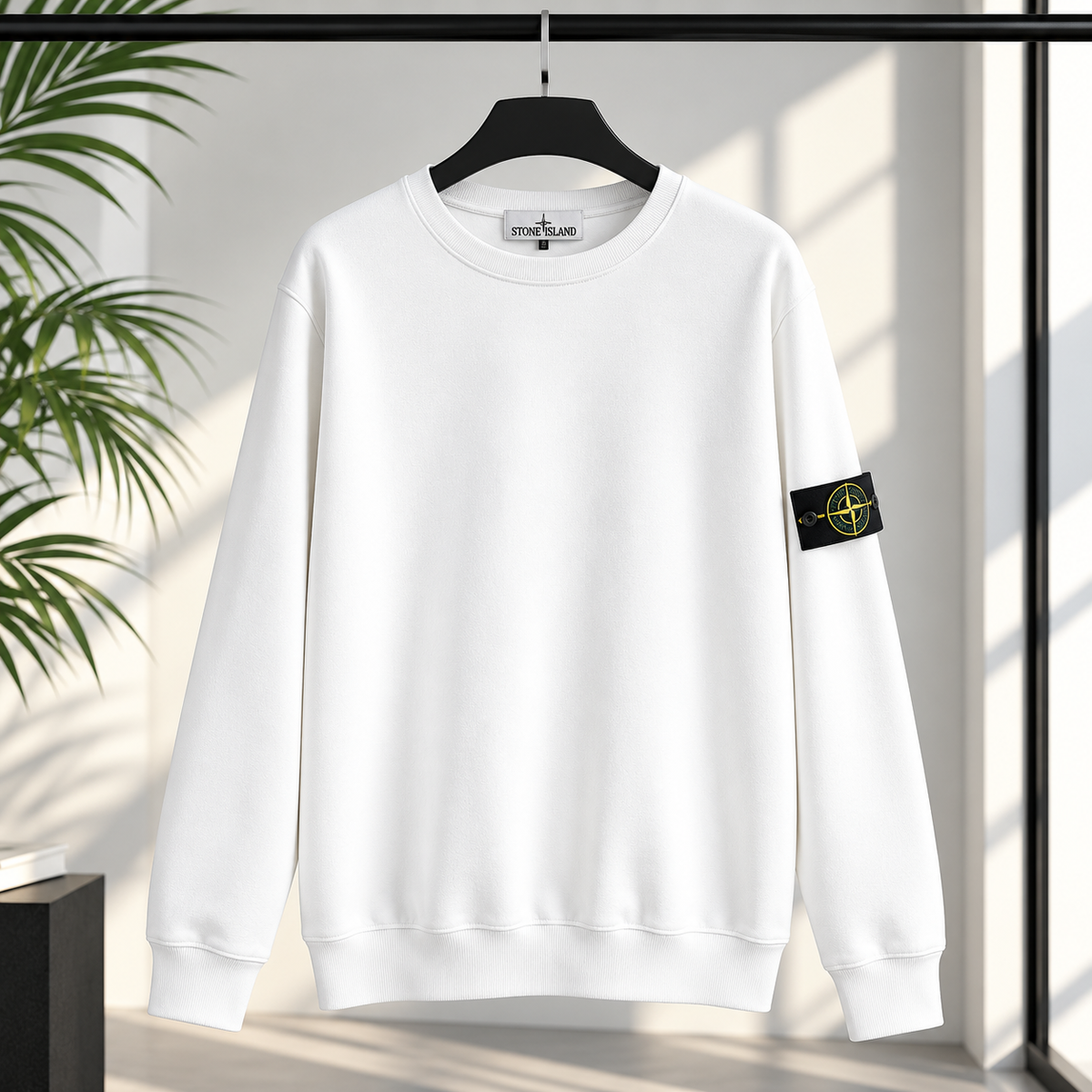 Stone Island – Felpa Essential in Cotone