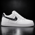 Air Force 1 White Paisley Black