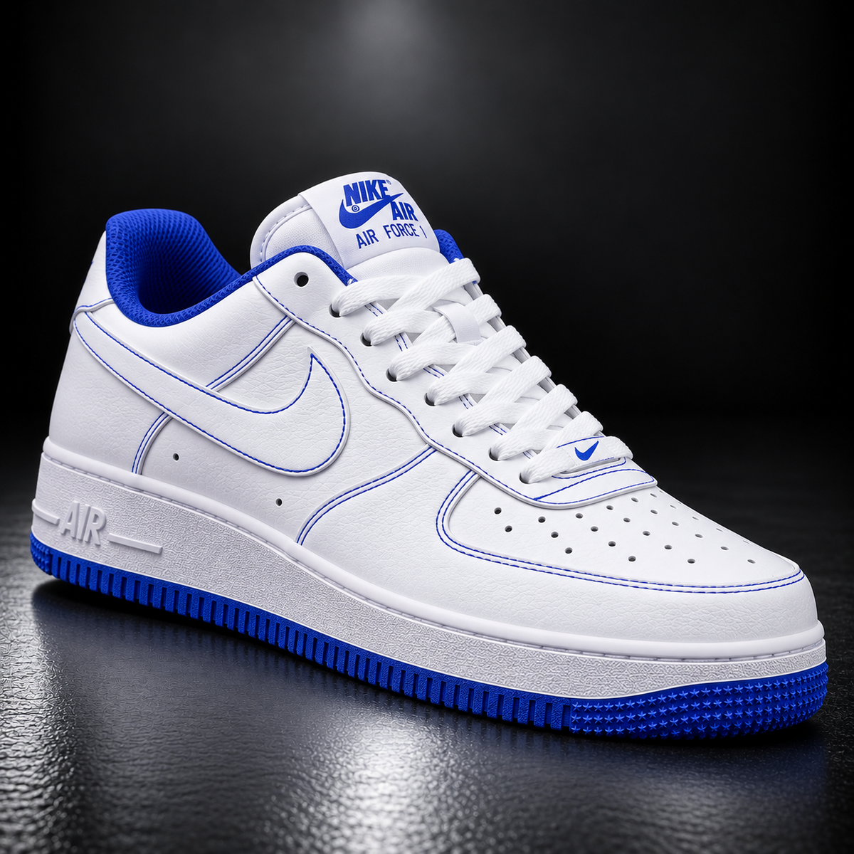 Air Force 1 White & Royal Blue