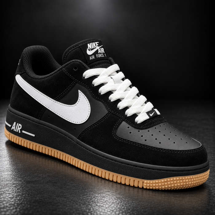 Air Force 1 Black & Gum