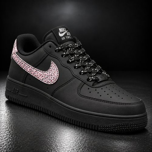 Air Force 1 Black & Pink