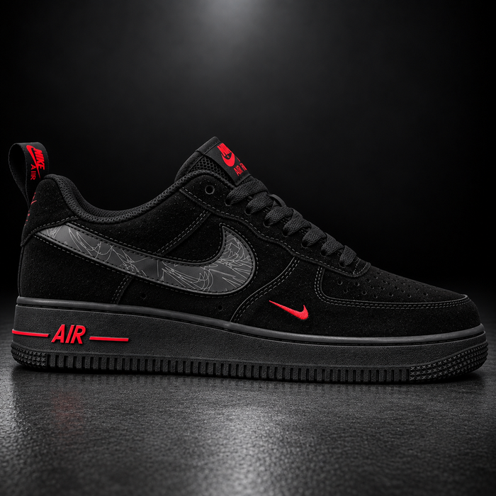 Air Force 1 Black & Red