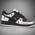 Air Force 1 Black & White Cross
