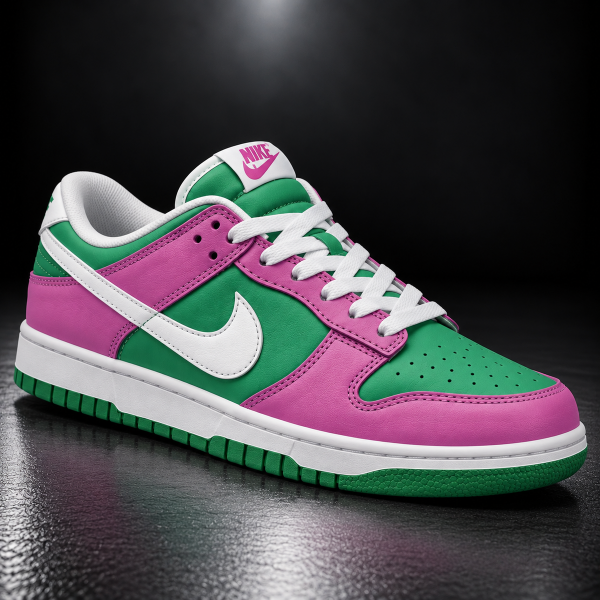 Dunk Low Green & Pink