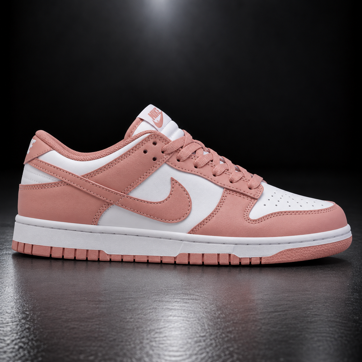 Dunk Low Pink & White