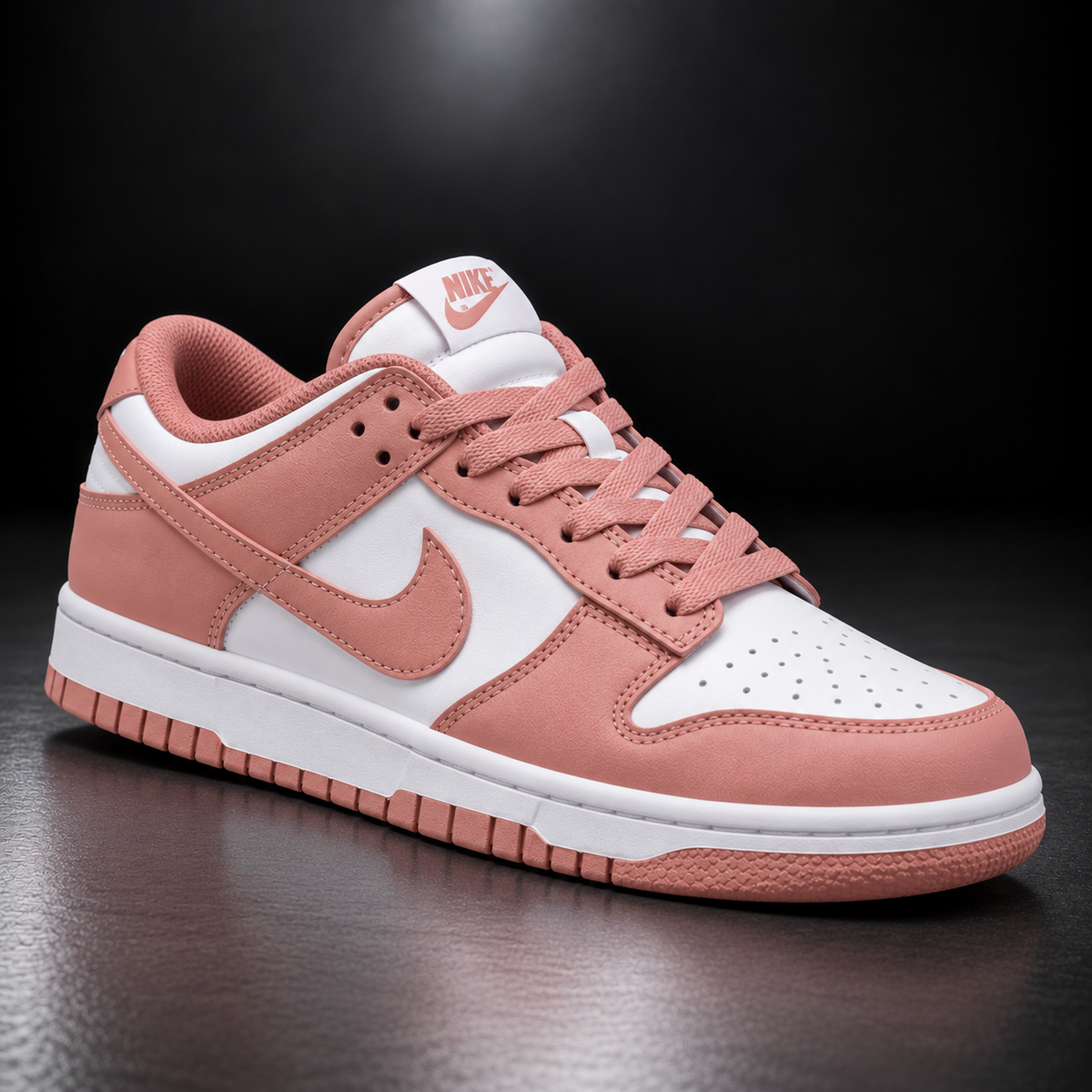 Dunk Low Pink & White