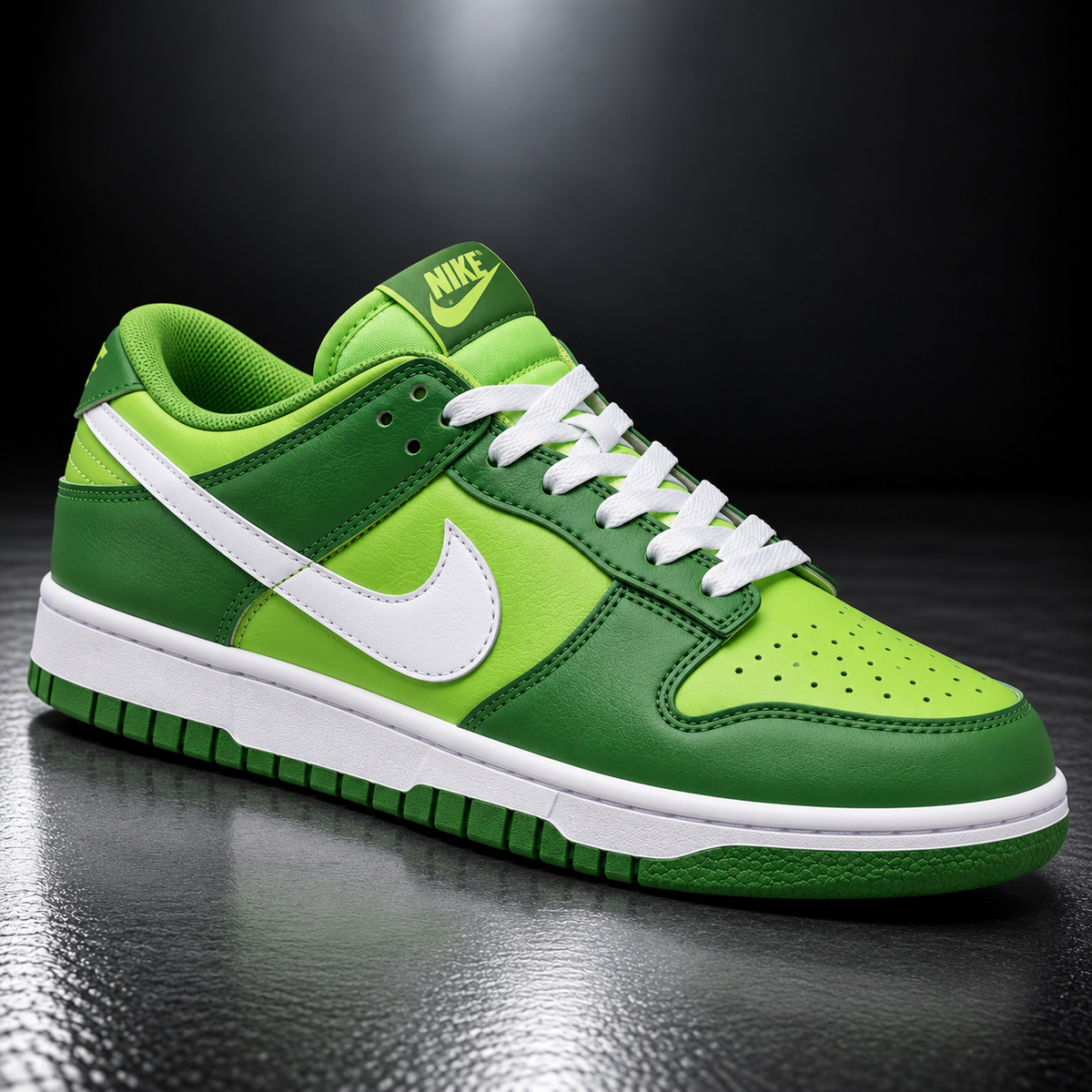 Dunk Low Green & White