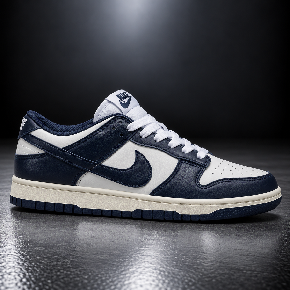 Dunk Low Navy & White