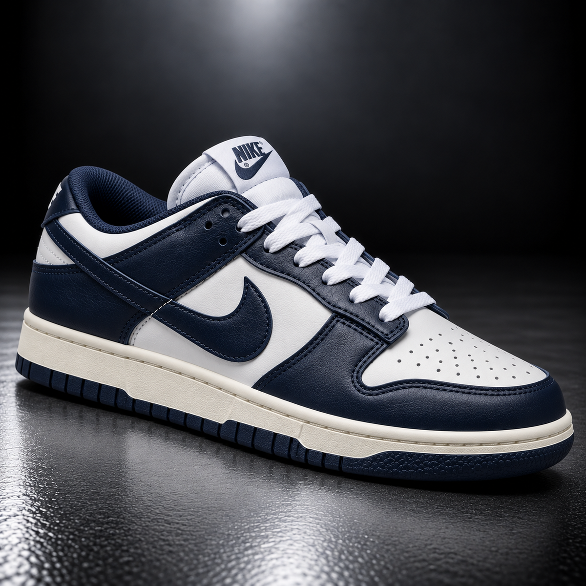 Dunk Low Navy & White