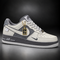 Air Force 1 Grey & Cream Gold