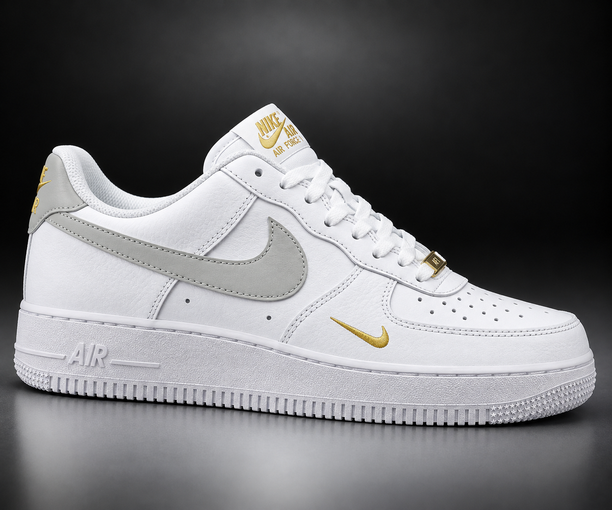 Air Force 1 White & Gold