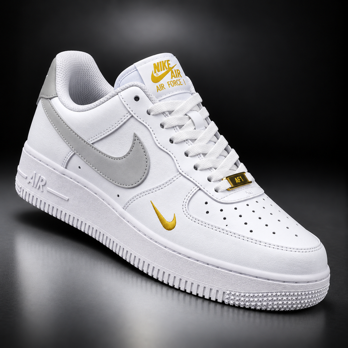 Air Force 1 White & Gold