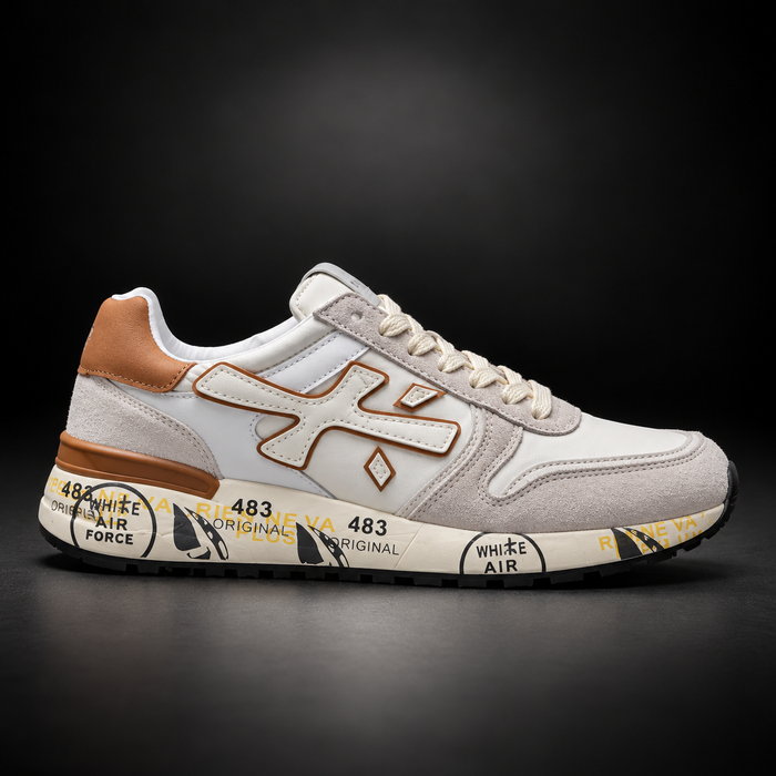 Premiata White & Tan