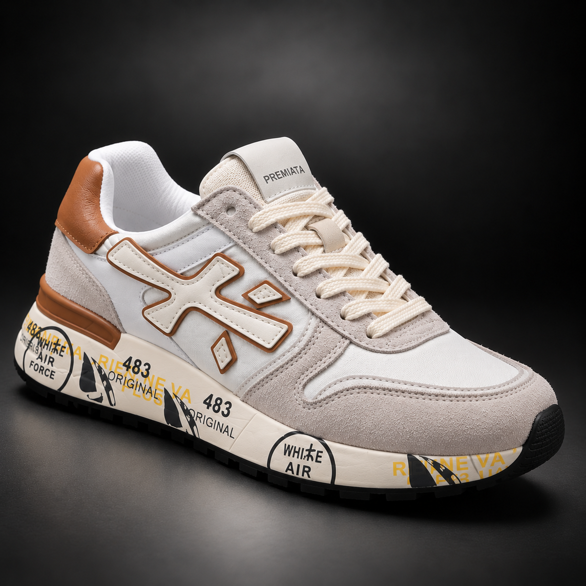Premiata White & Tan