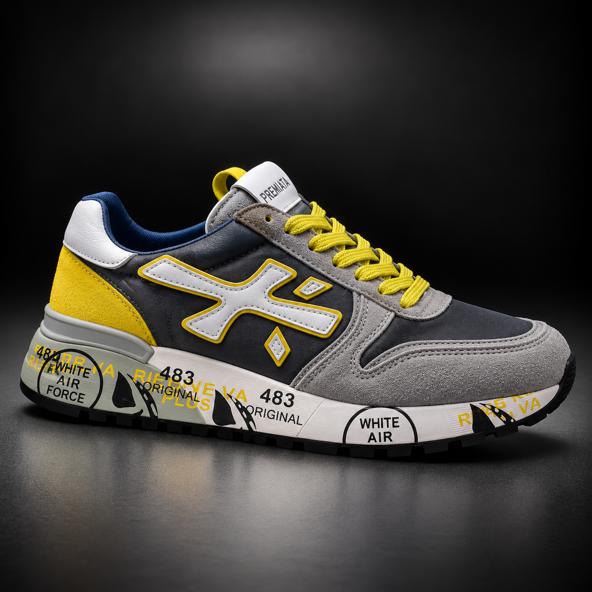 Premiata Grey & Yellow