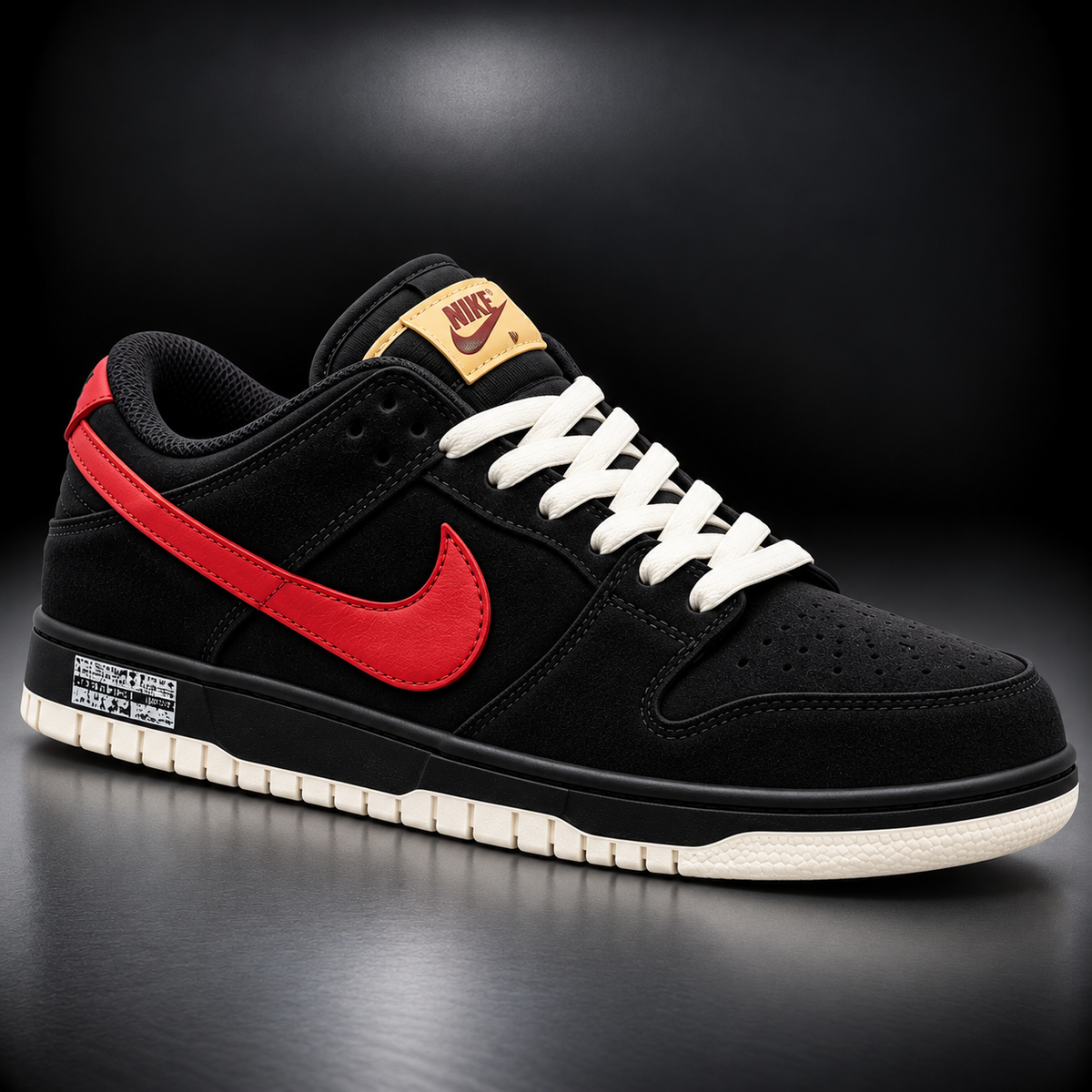 Dunk Low – Black & Red
