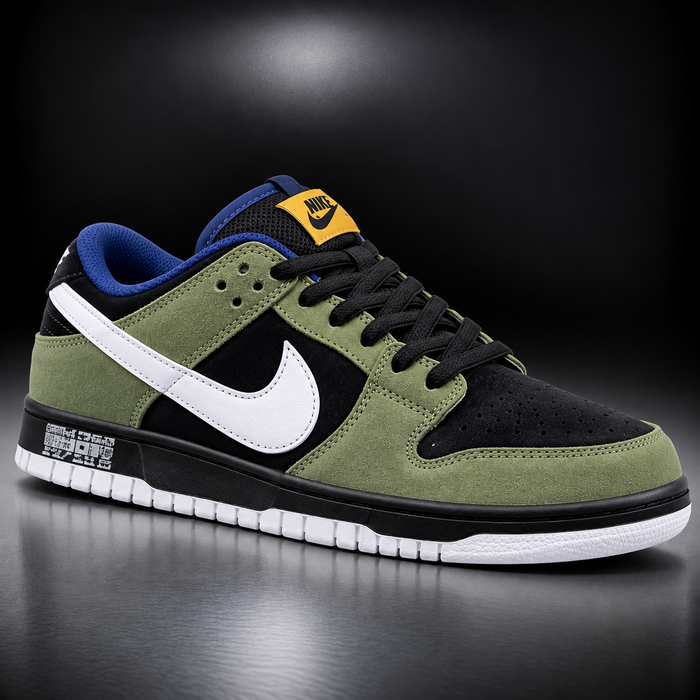 Dunk Low – Olive & Black