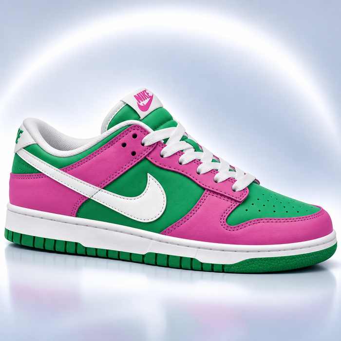 Dunk Low Green & Pink