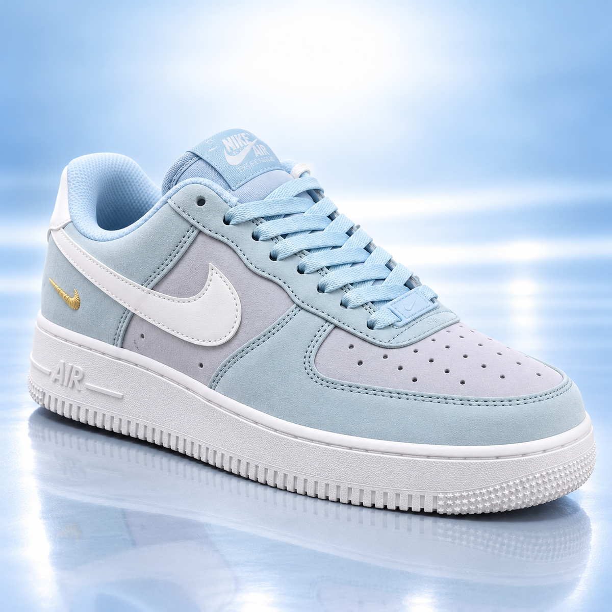 Air Force 1 Low – Edizione Suede Blue & Light Grey