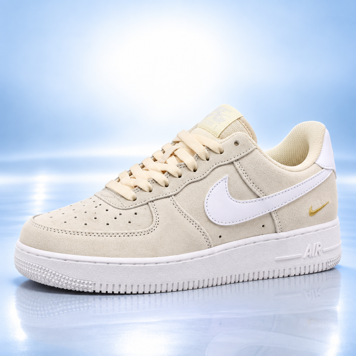 Air Force 1 Low – Edizione Suede Cream & Gold