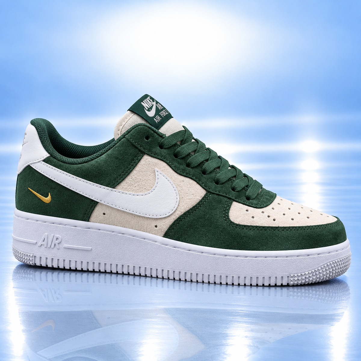 Air Force 1 Low – Edizione Suede Forest Green & Cream