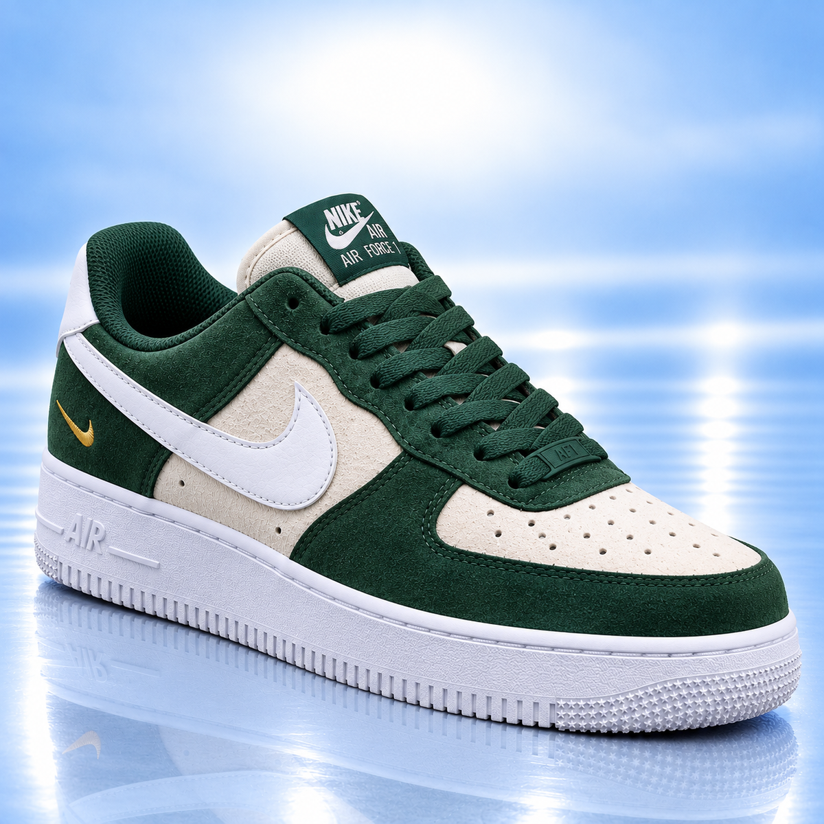 Air Force 1 Low – Edizione Suede Forest Green & Cream