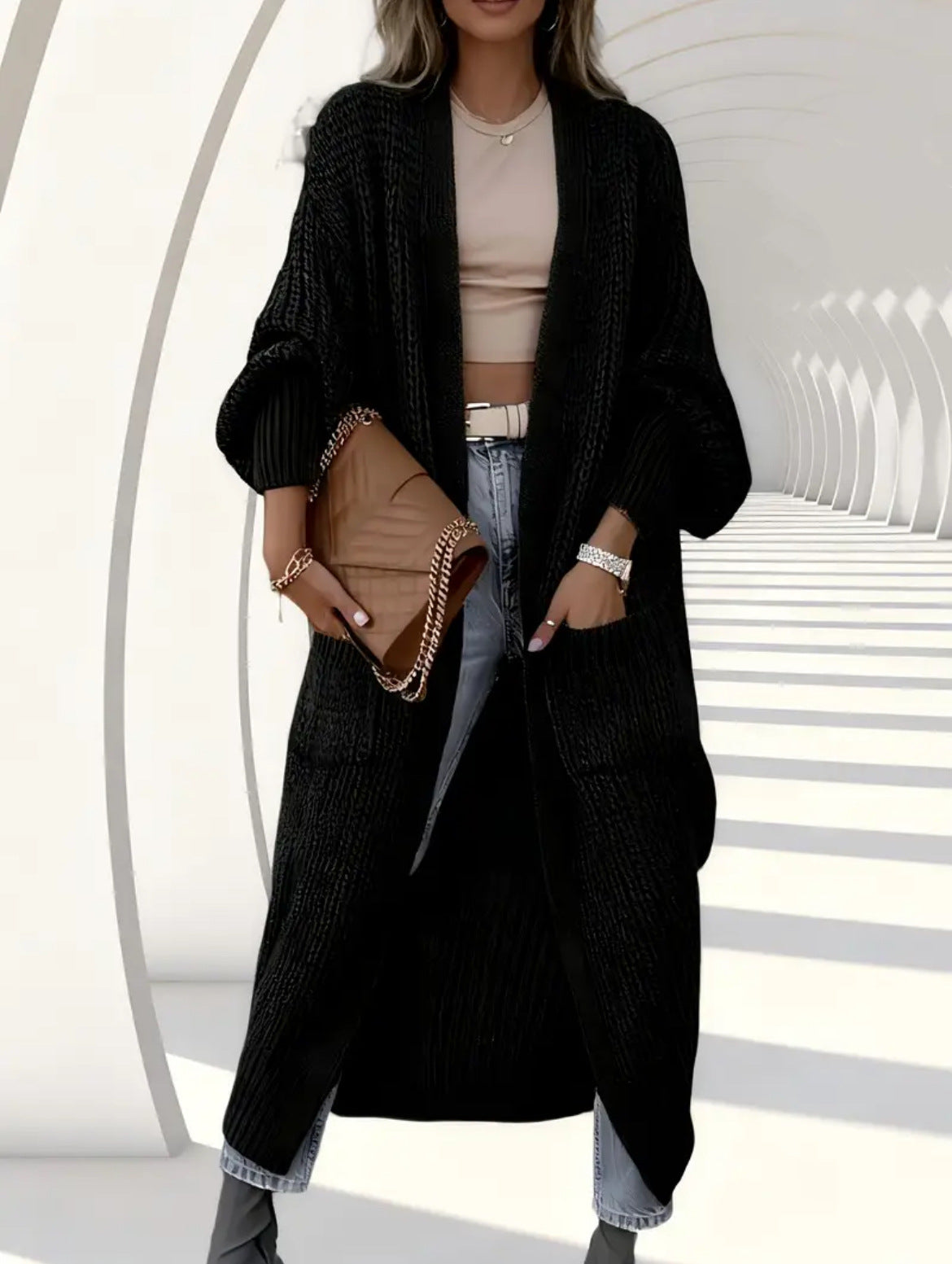 Abbraccio Cozy: Cardigan Over-Knit 2026