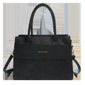 Borsa Crossbody "Crocodile Pattern" Horizontal Square con Chiusura Safe-Zip