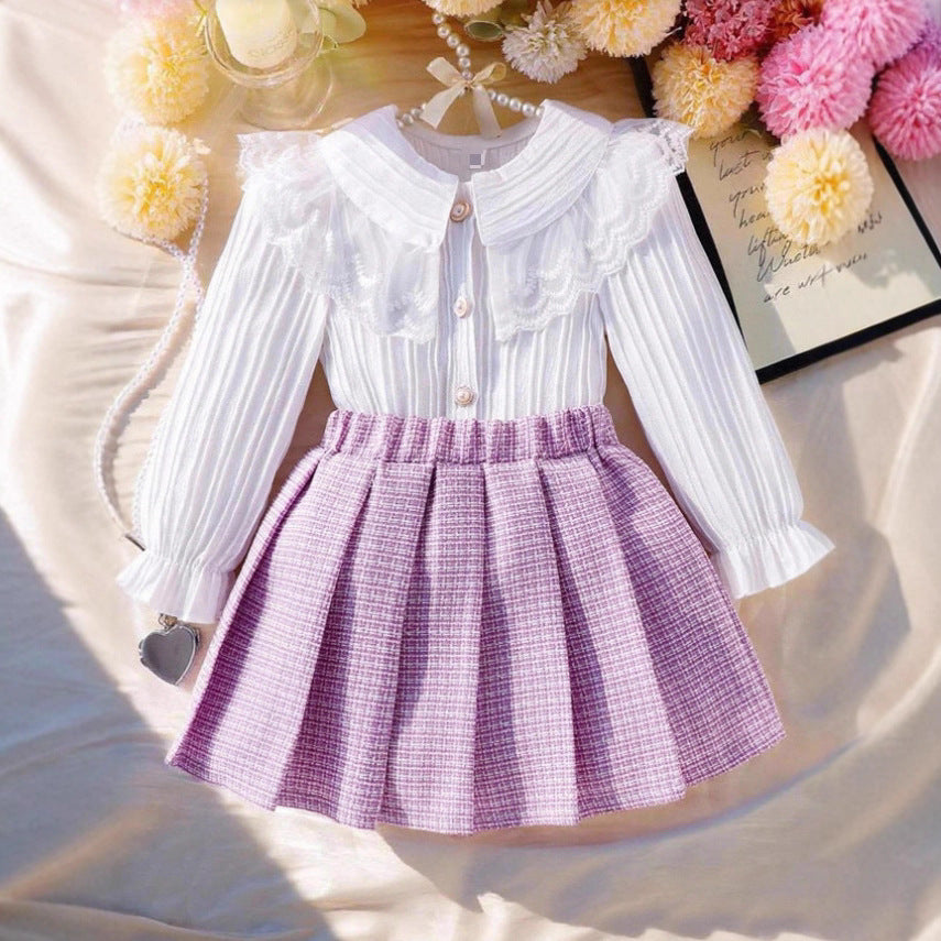 Completo Due Pezzi con Cardigan Monopetto e Silhouette Skirt-Suit