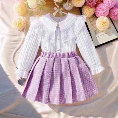 Completo Due Pezzi con Cardigan Monopetto e Silhouette Skirt-Suit