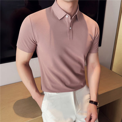 Polo "Urban Minimalist" Slim Fit in Cotone Pettinato con Finitura No-Ironing