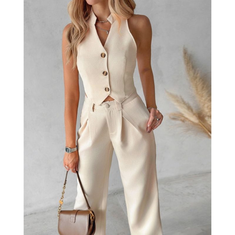 Completo Cropped Casual Elegant Commute