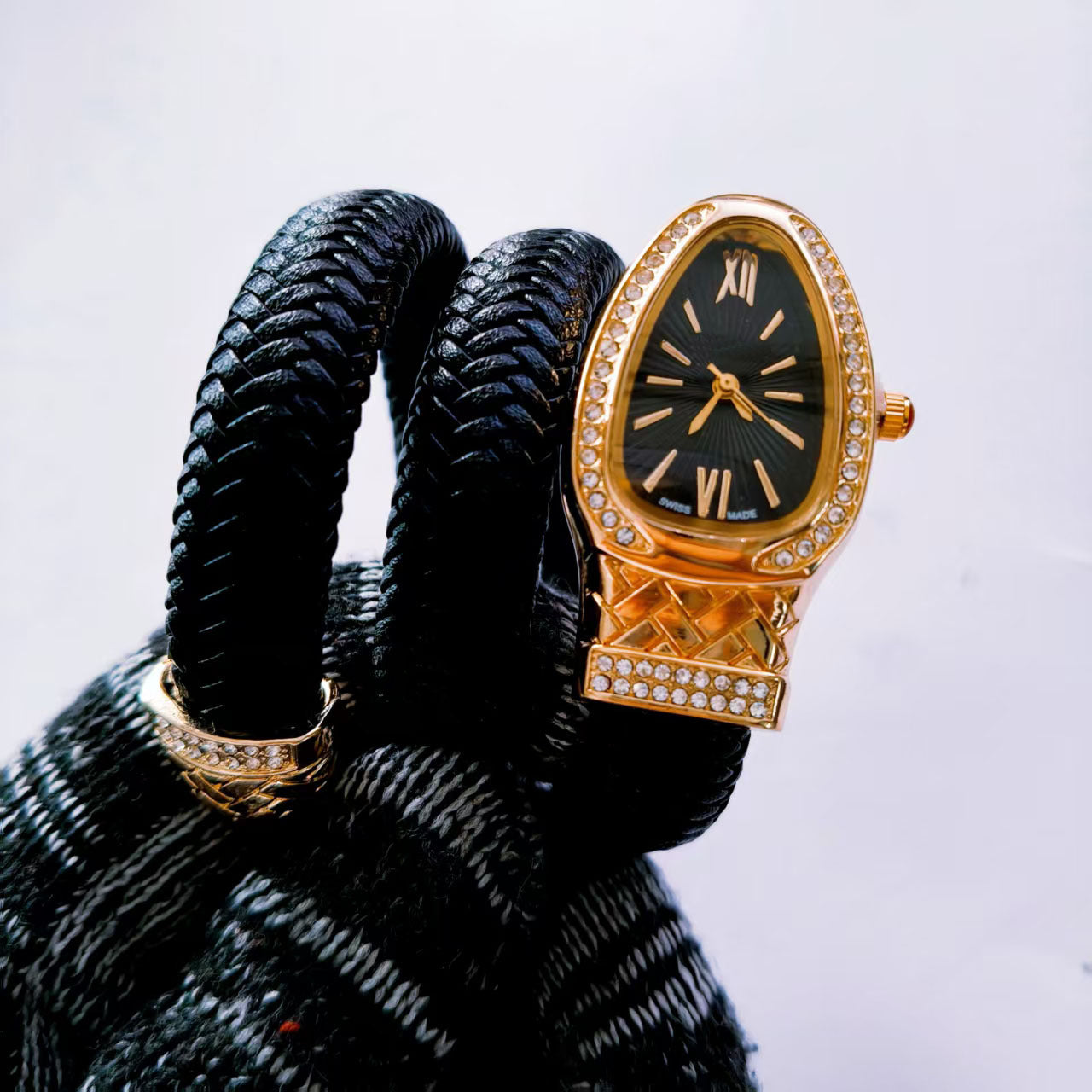 Orologio Gioiello Wrap Snake Rhombus