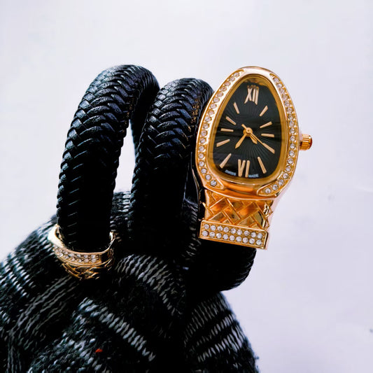 Orologio Gioiello Wrap Snake Rhombus