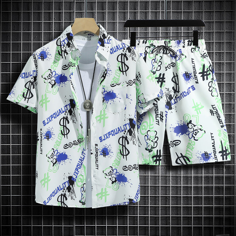 Completo Camicia a Mezza Manica e Shorts