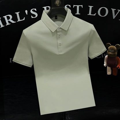 Polo "Essential Chroma" Slim Fit in Cotone Pettinato High-Performance