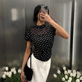 Blusa a pois