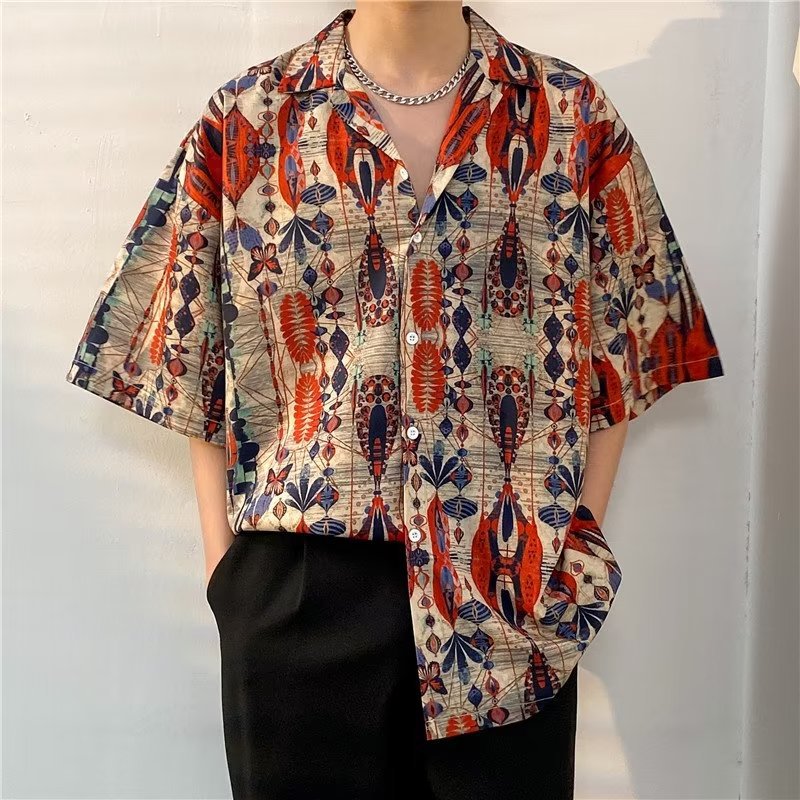 Camicia "Retro Blossom"
