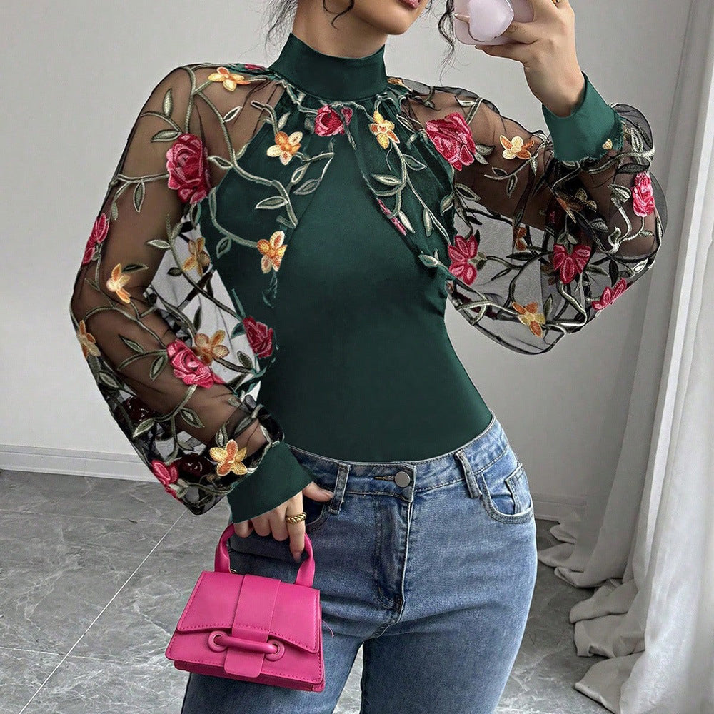 Camicia Retro in Pizzo e Ricami - Estate 2026