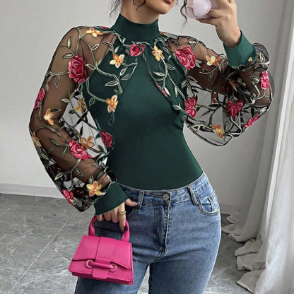 Camicia Retro in Pizzo e Ricami - Estate 2026