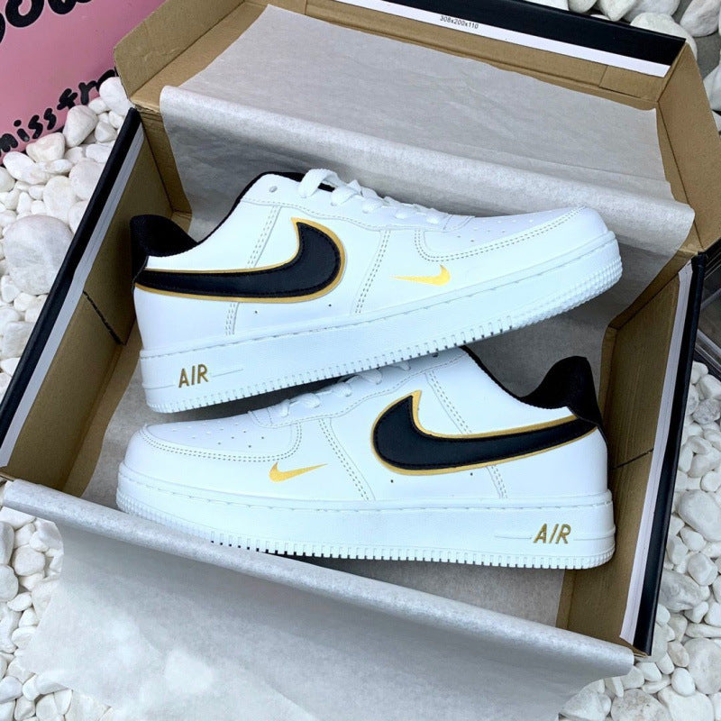 Air Force One Double Hook Small Gold Hook