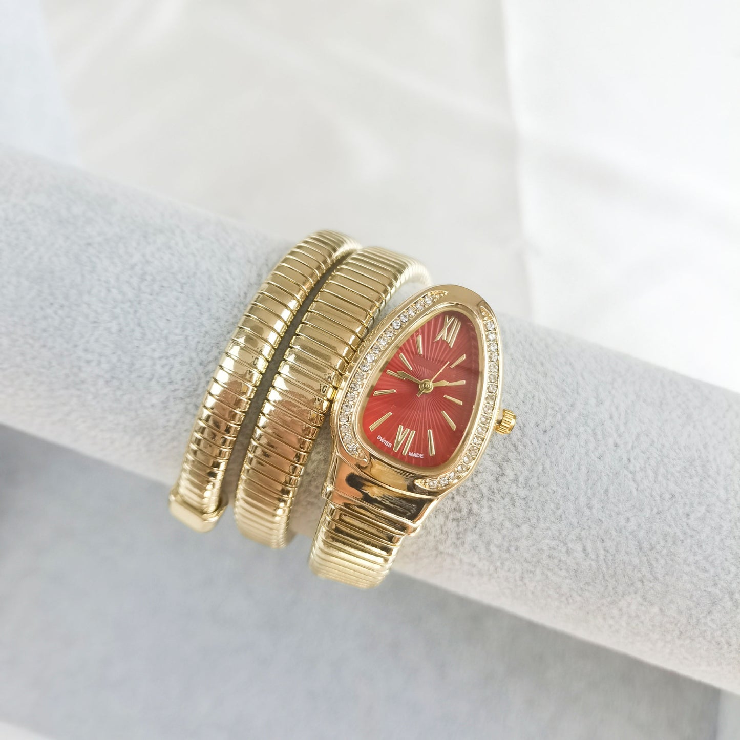 Orologio Gioiello Wrap Snake Rhombus