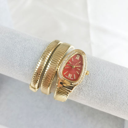 Orologio Gioiello Wrap Snake Rhombus